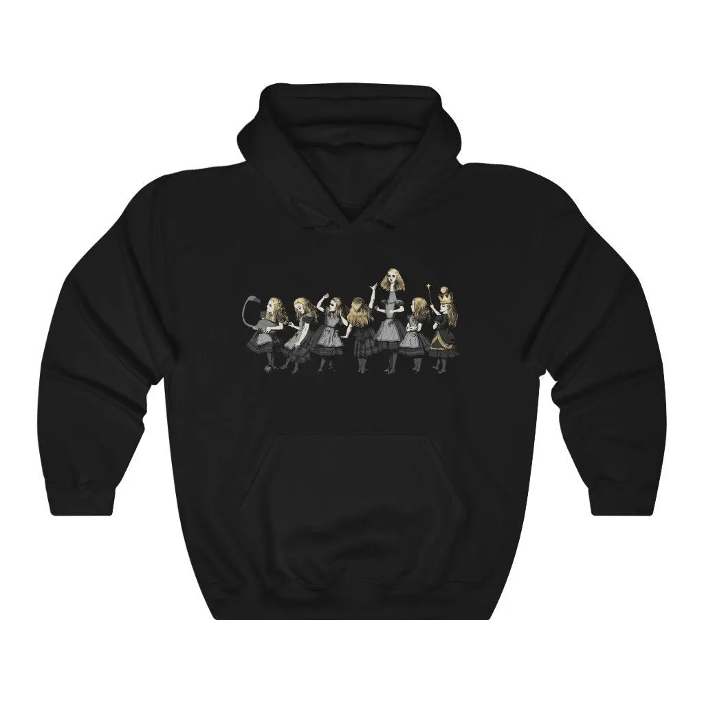 Pullover Hoodies-Alice in Wonderland Gifts 101 Gray Series, Gift Idea