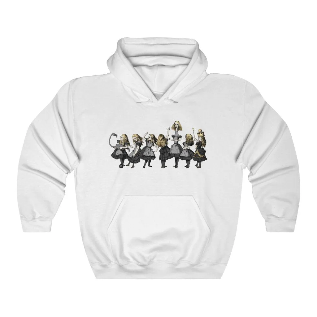Pullover Hoodies-Alice in Wonderland Gifts 101 Gray Series, Gift Idea
