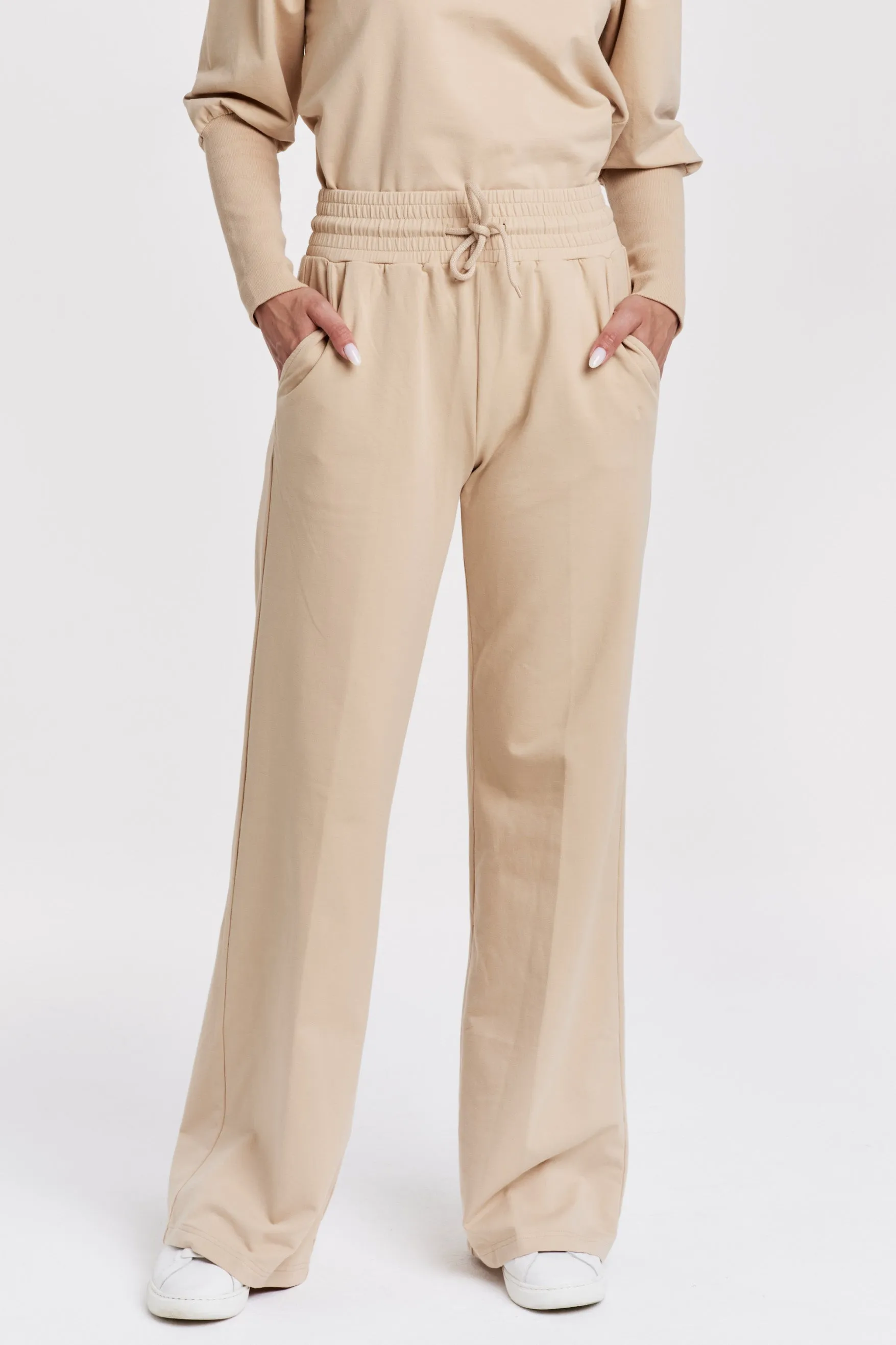 QUINCY PANT FAWN TERRY