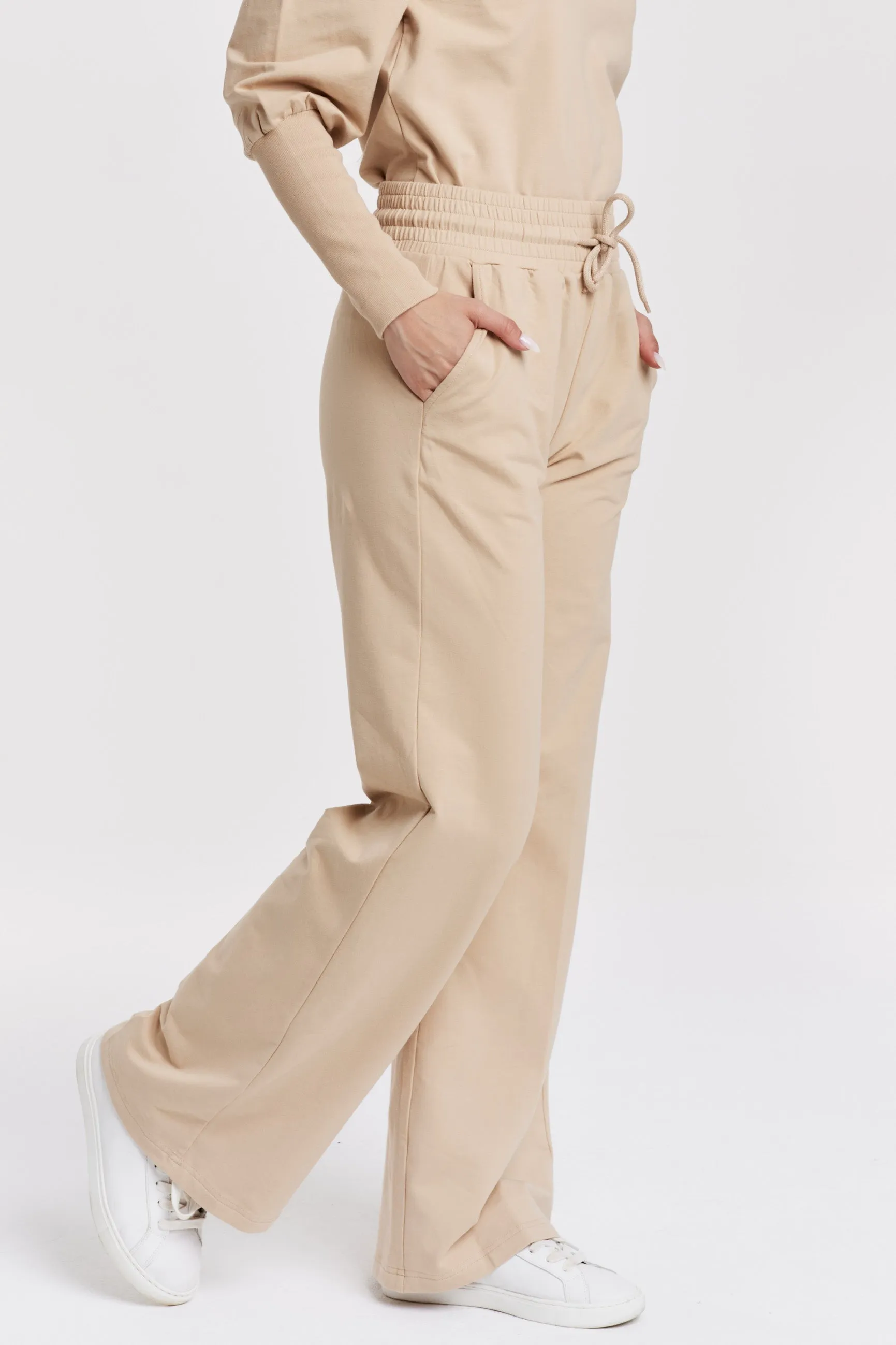 QUINCY PANT FAWN TERRY