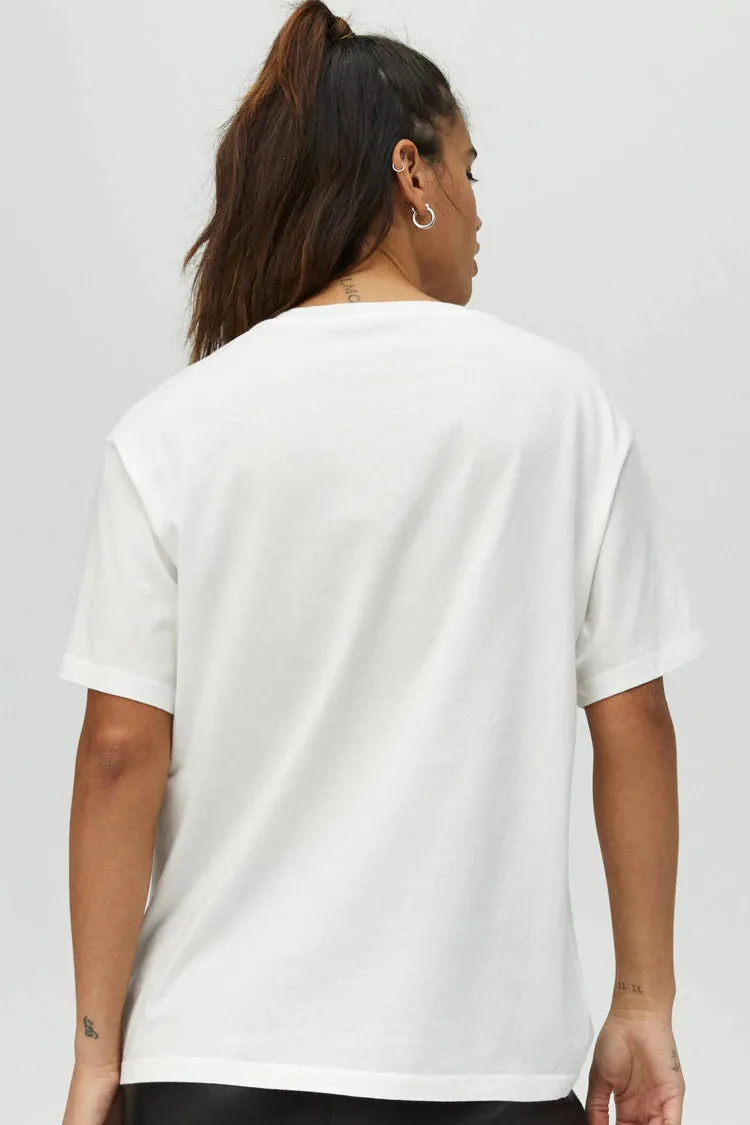 ROLLING STONES RECORD TONGUE BOYFRIEND TEE