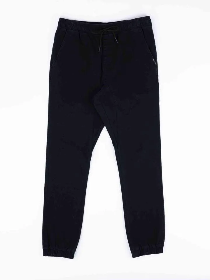Rusty Hook Out Beach Pant - Boys - Black