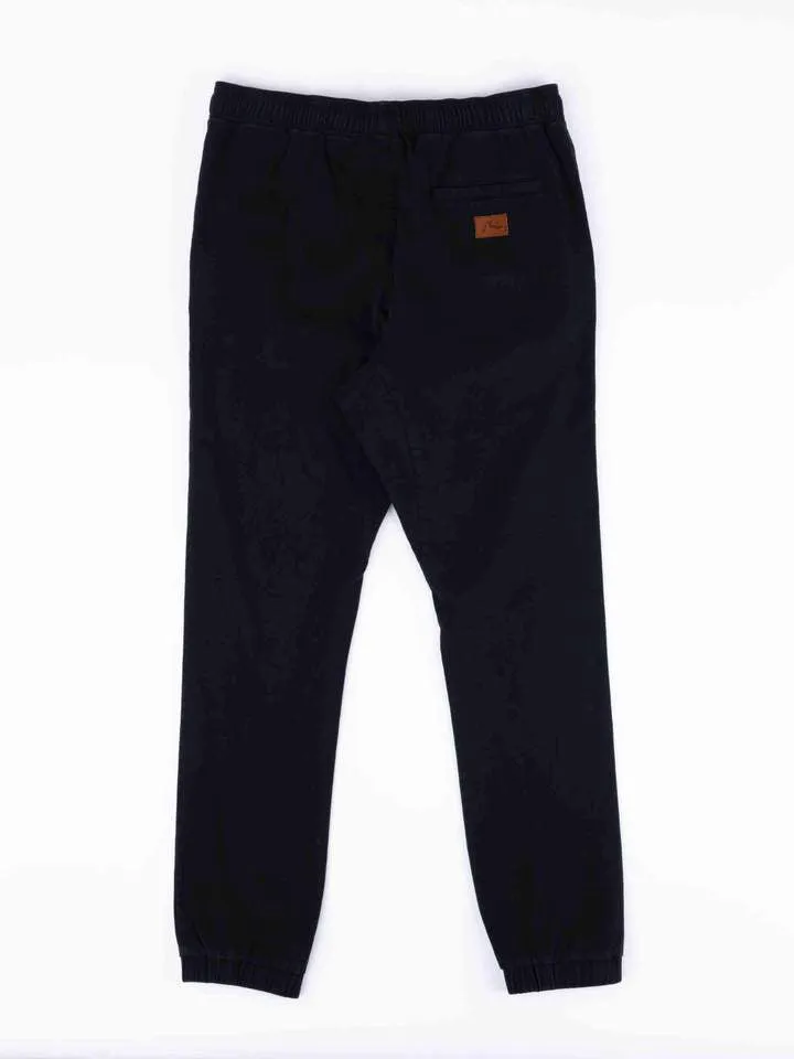 Rusty Hook Out Beach Pant - Boys - Black