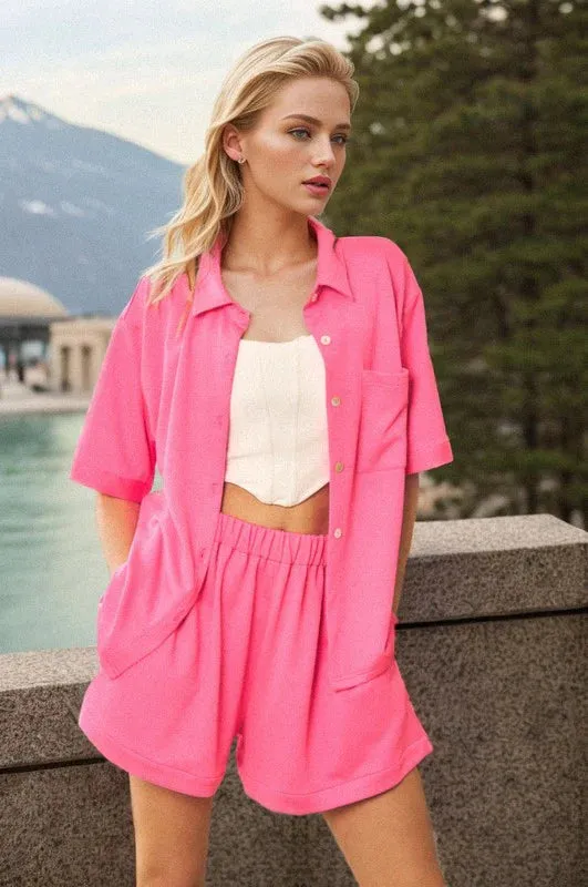 SALE* Scheana Relaxed Fit Shorts