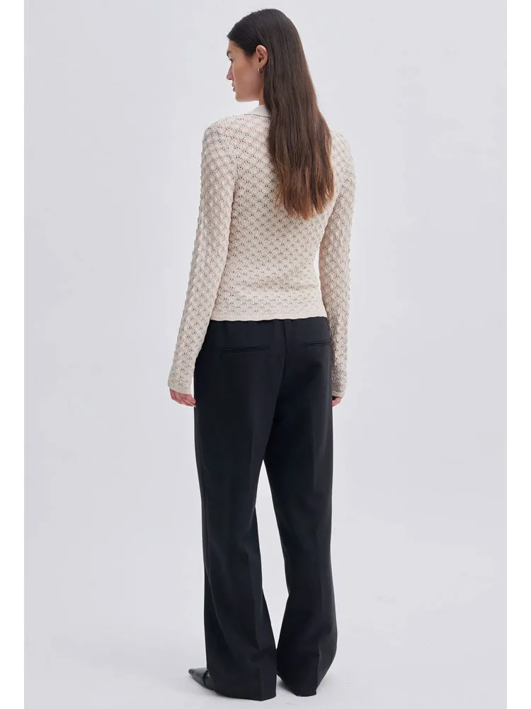 Second Female Wilda Knit Cardigan French Oak