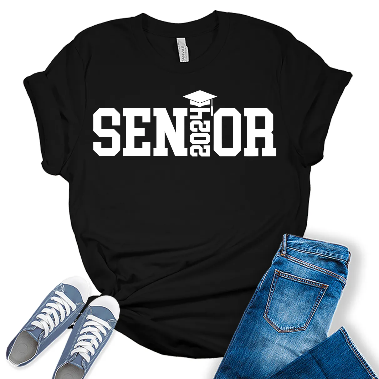Senior 2024 Graduation Shirt Women Graphic Tees
