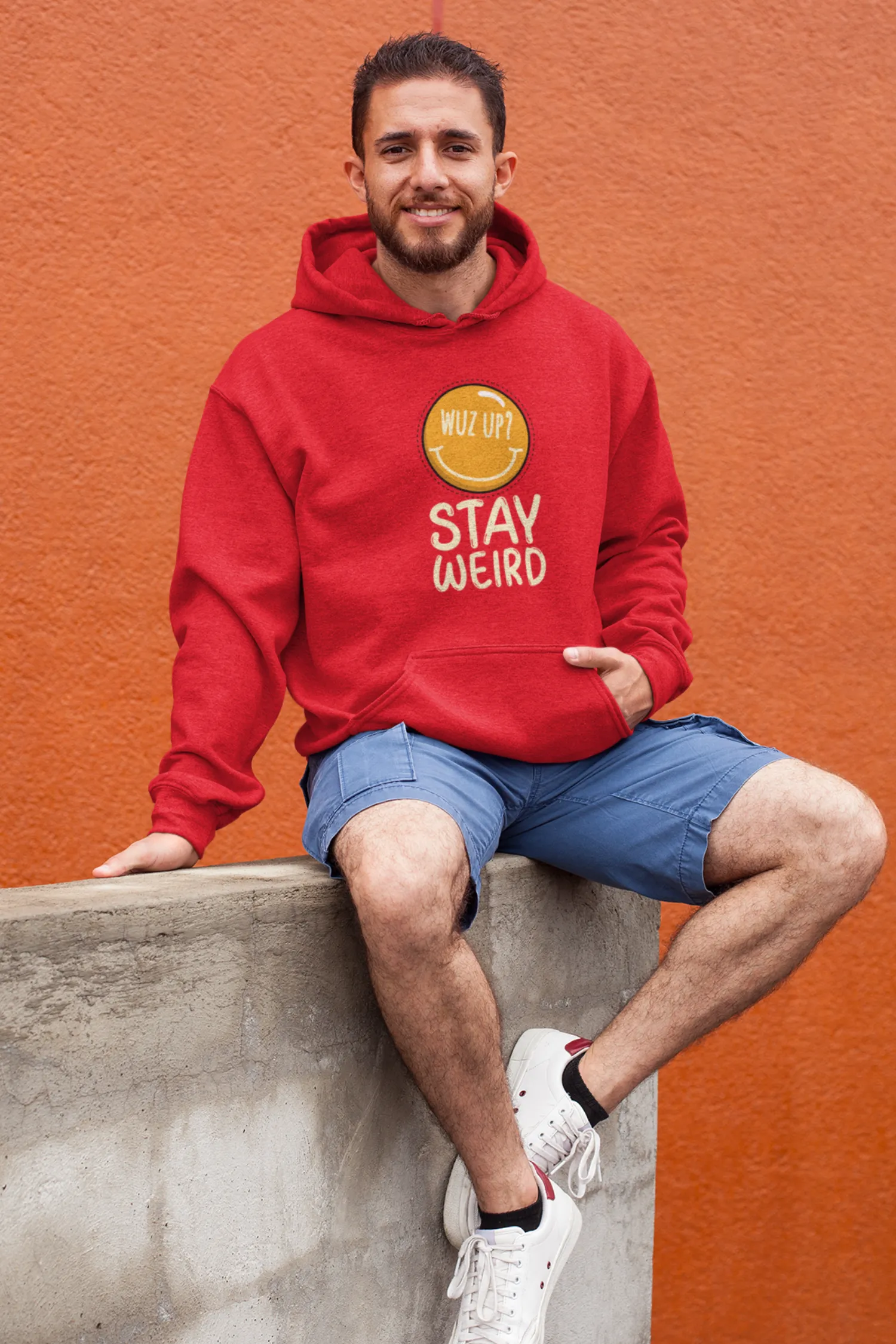 Stay Weird Men's Hoodie