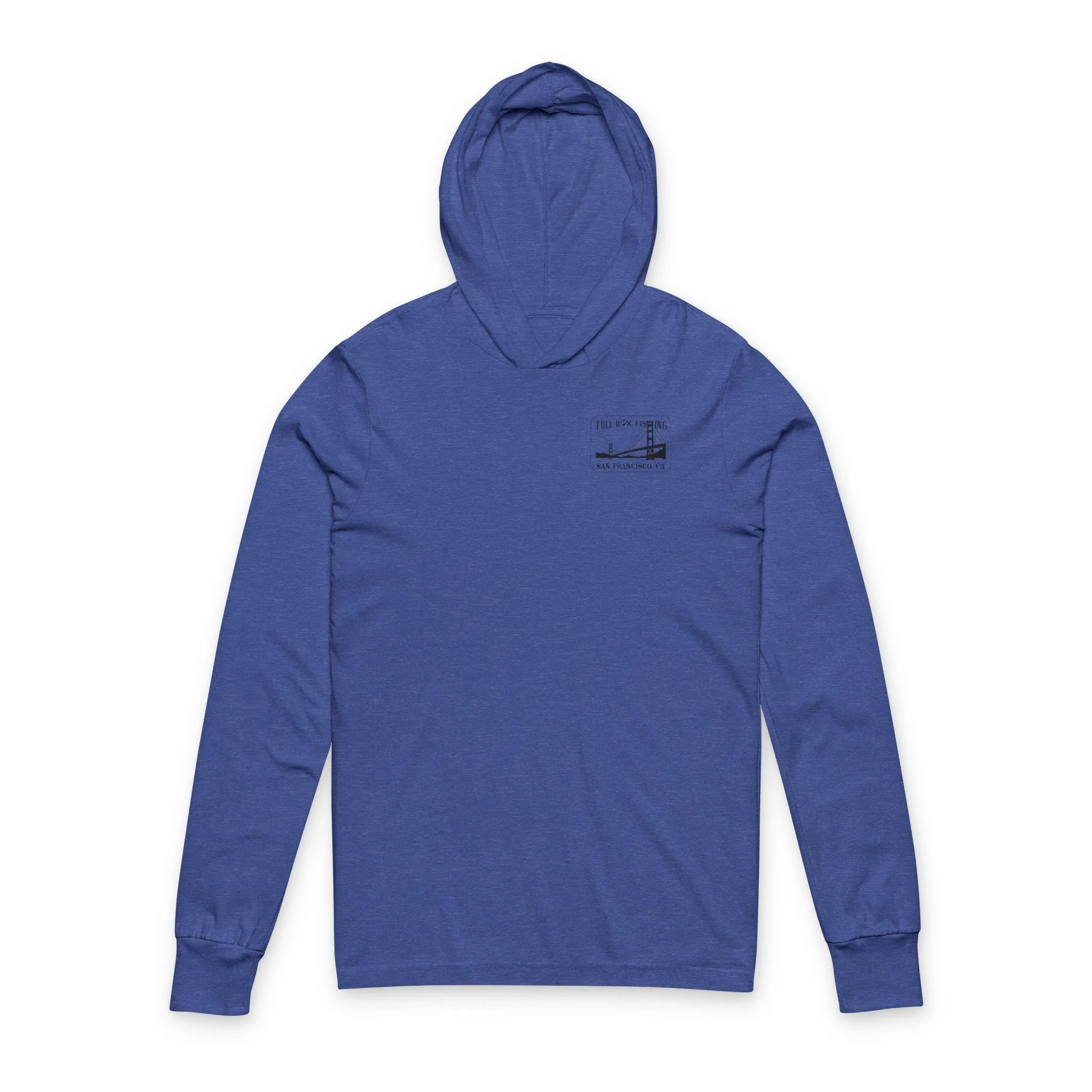Unisex Hooded Long Sleeve Tee - Full Box Fishing Designs