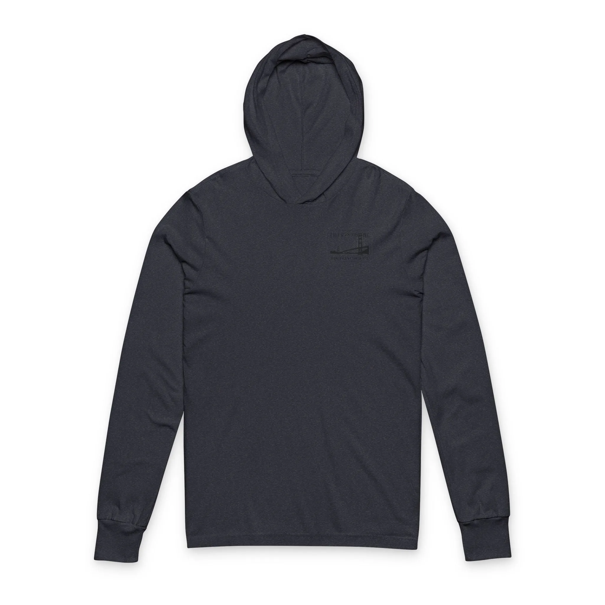 Unisex Hooded Long Sleeve Tee - Full Box Fishing Designs
