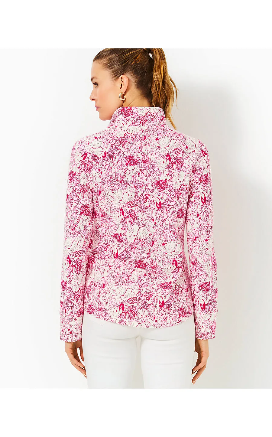 UPF 50  Skipper Popover - Raspberry Rouge Animal Magnetism