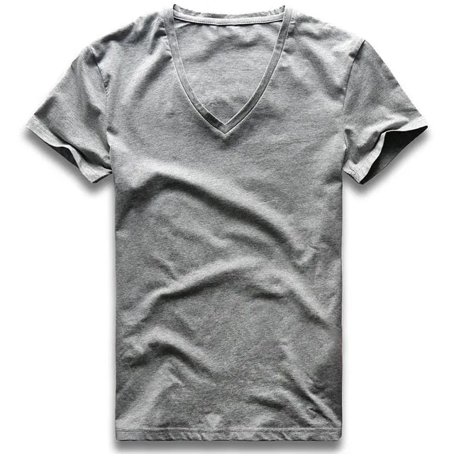 Wide Collar Top Tees