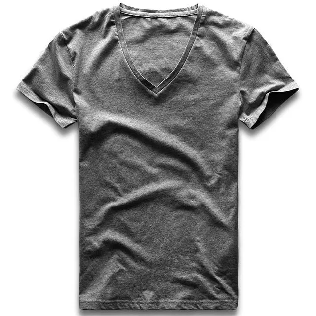 Wide Collar Top Tees