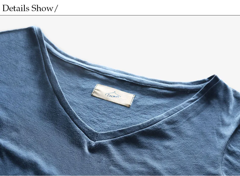 Wide Collar Top Tees