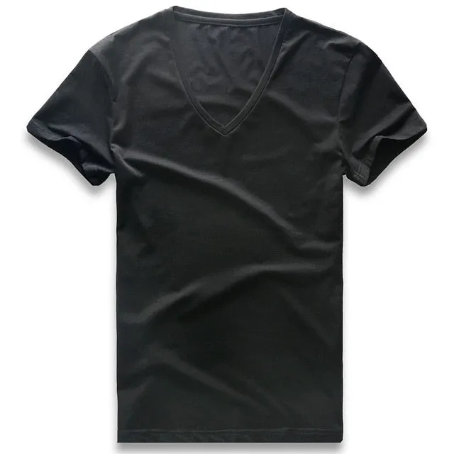 Wide Collar Top Tees