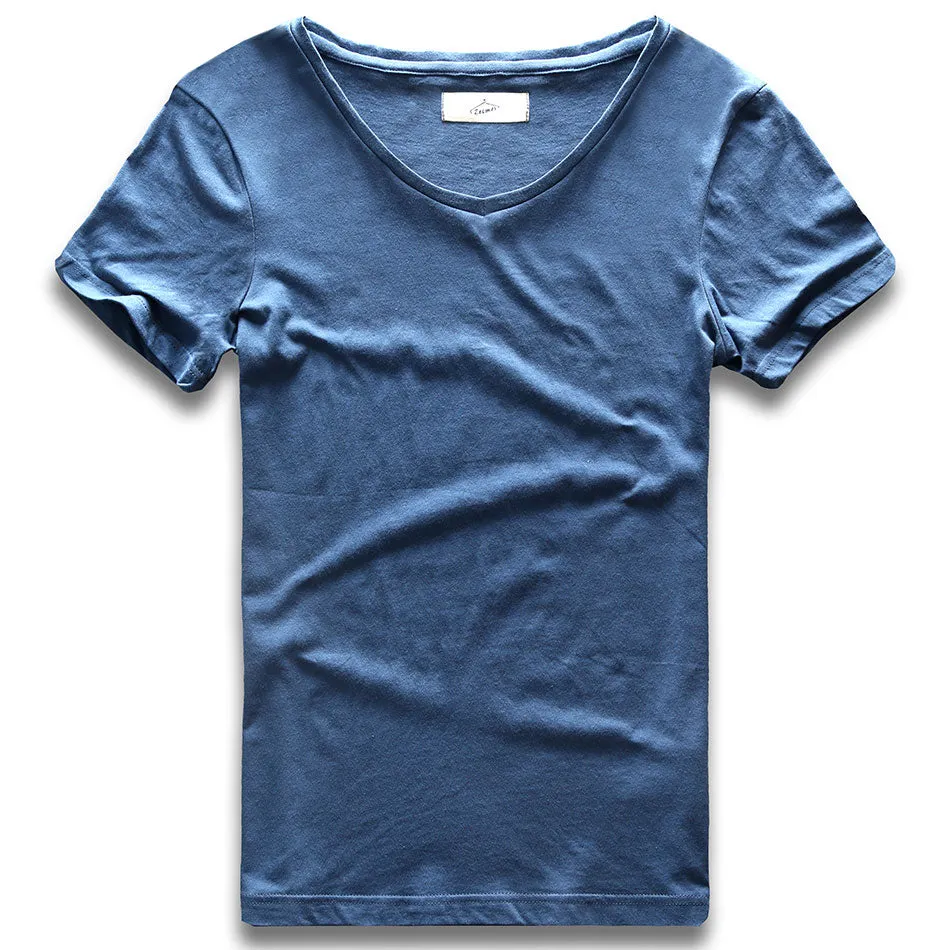 Wide Collar Top Tees