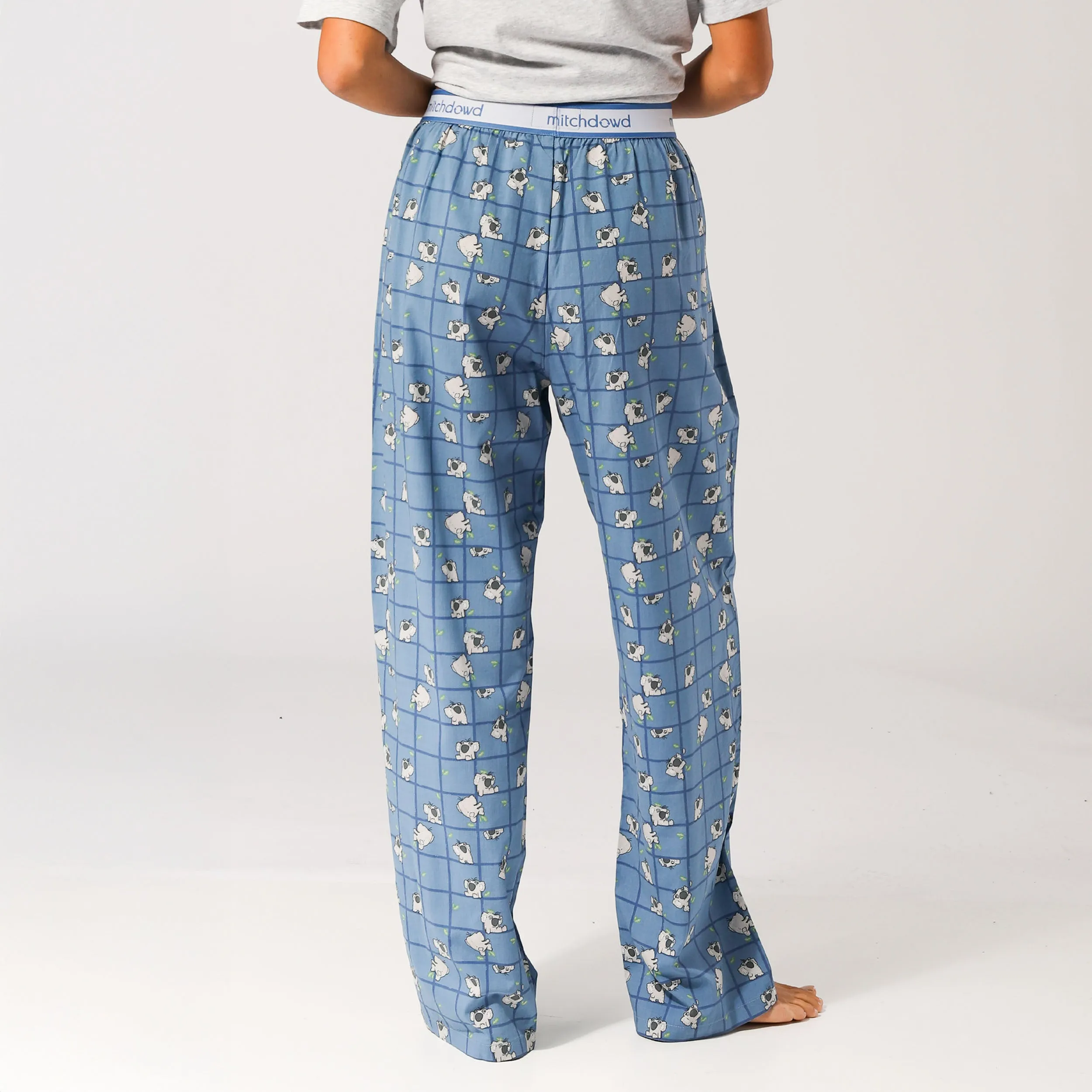 Womens Koala Sleep Pants - Blue