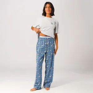Womens Koala Sleep Pants - Blue