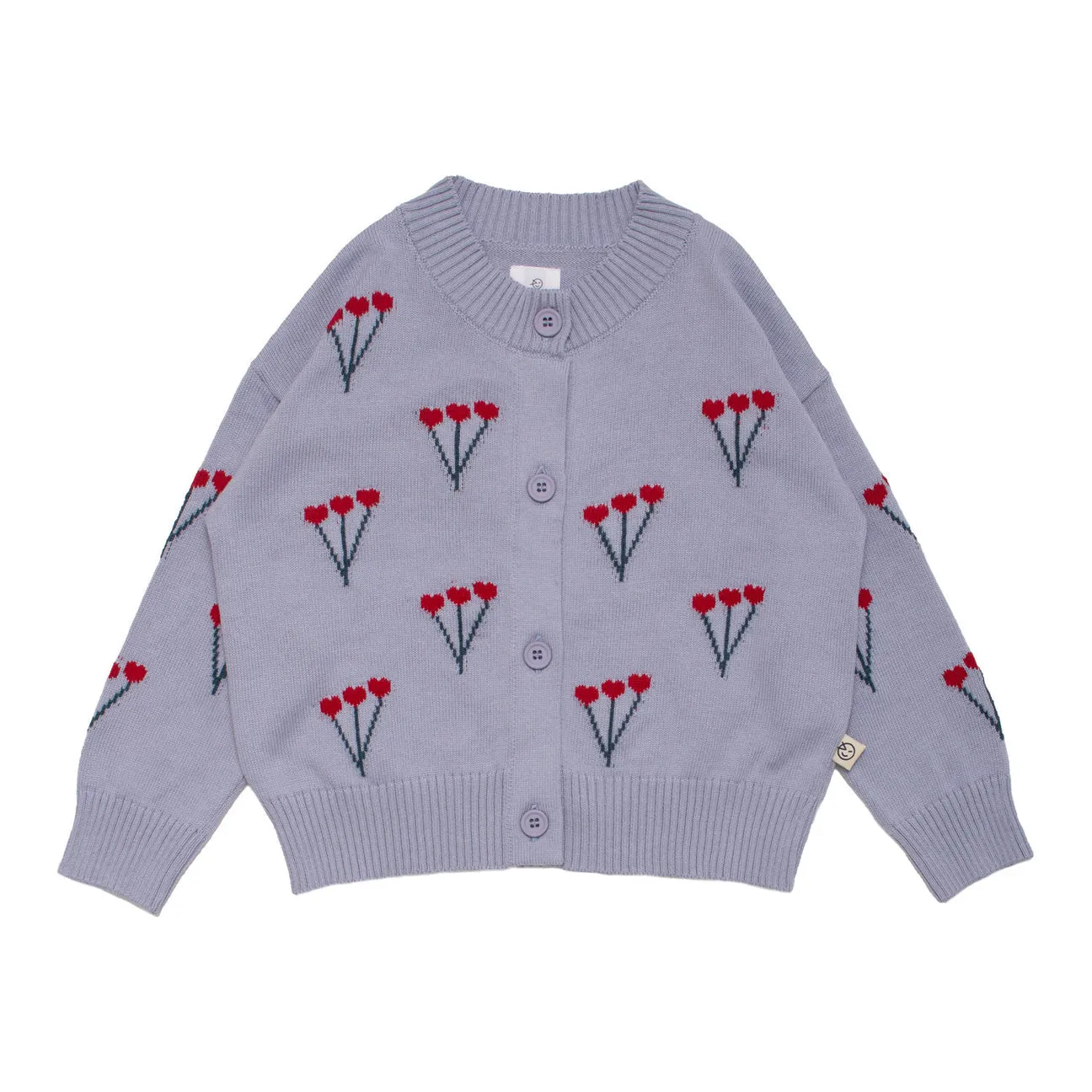 Wynken Bunch of Love Cardigan - Dusk Blue - 2Y, 4Y