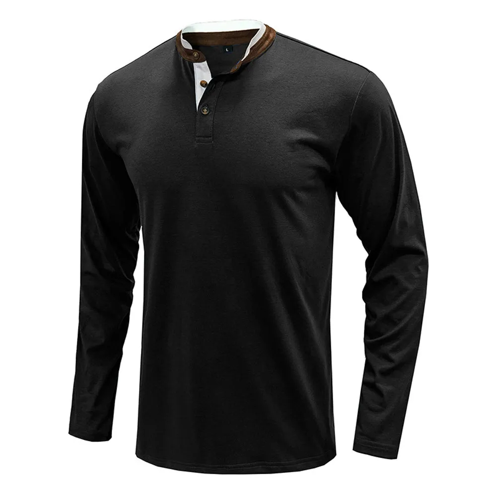 YESFASHION Men T-shirt Long Sleeve Shirts